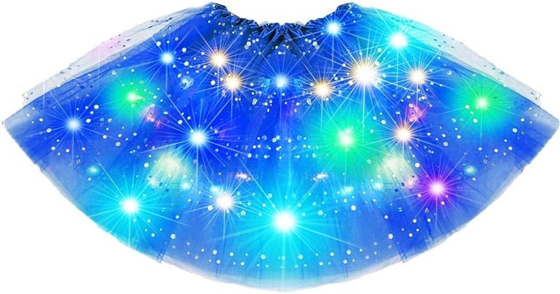 Nicute Light Up Tutu Led Layered Tulle Tutus Skirt for Women - Image 1